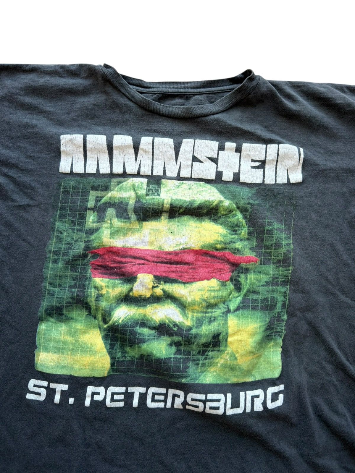 Band Tees *RARE* 2001 00s Y2K RAMMSTEIN ST PETERSBURG RUSSIA Size US XL / EU 56 / 4 - 8 Thumbnail