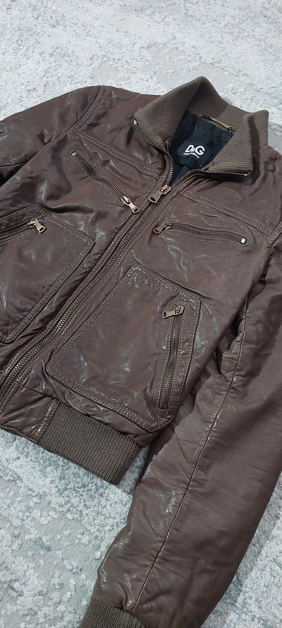 Dolce & Gabbana Dolce Gabbana Lambskin Leather Jacket Size XS / US 0-2 / IT 36-38 - 3 Thumbnail