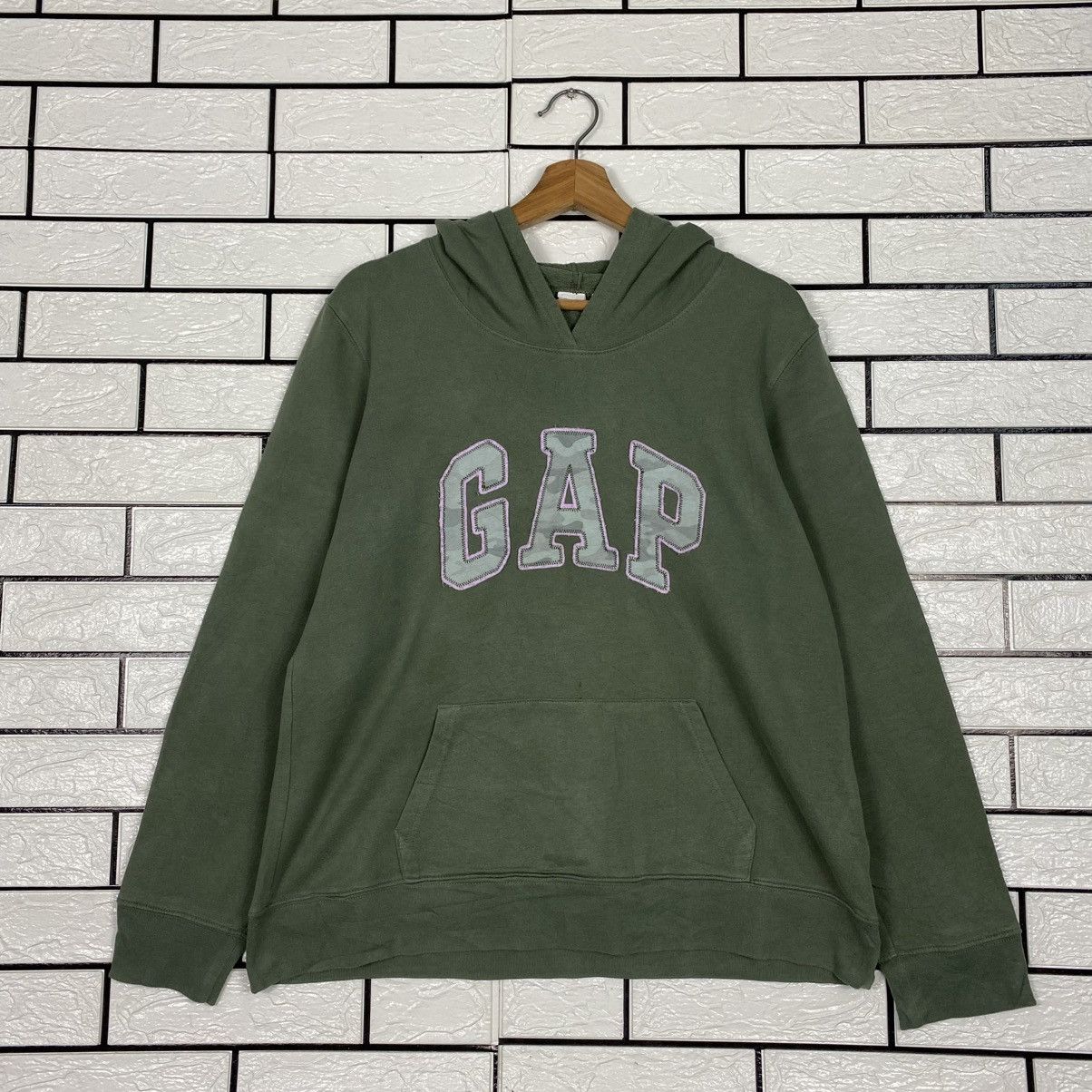Japanese Brand Vintage Hoodie Pull Over Gap Spell Out Big Logo Size US L / EU 52-54 / 3 - 13 Thumbnail