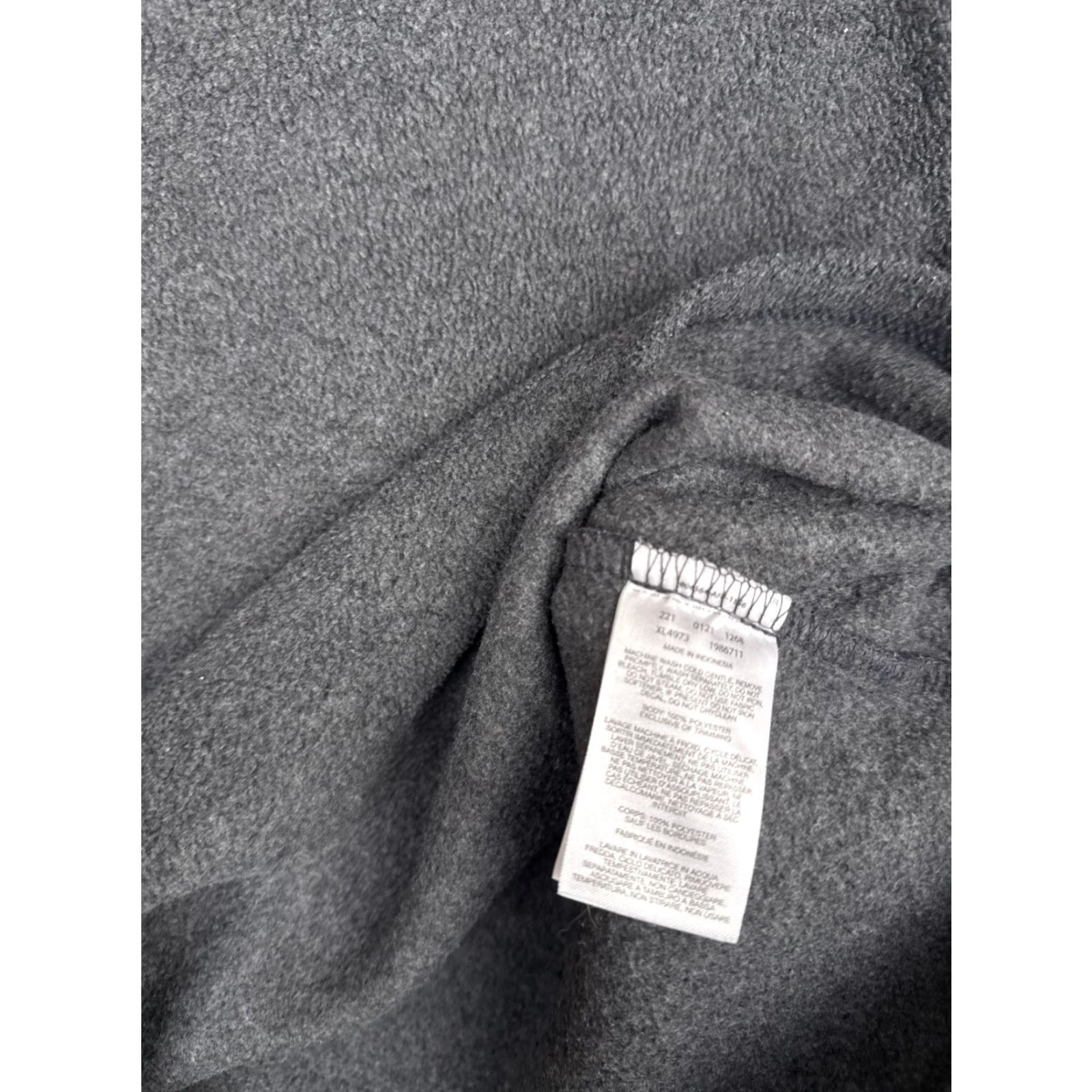Pinko Columbia Sweater Womens Large Gray Black Pink Button Mock Neck Polyester Fleece Size L / US 10 / IT 46 - 7 Thumbnail