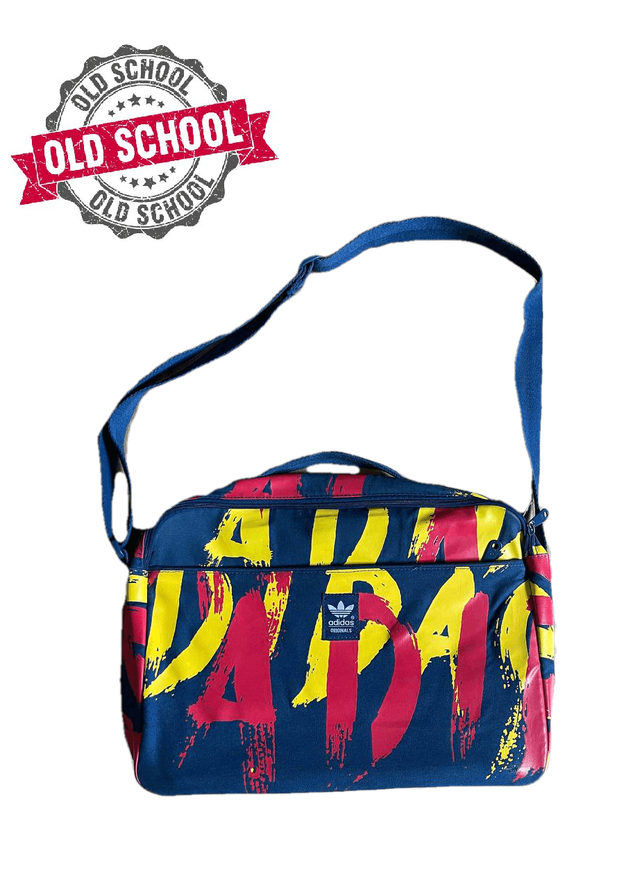 adidas Airliner Paris Sports Bag, Red/Yellow/Orange