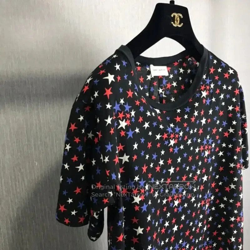 Yves Saint Laurent YSL Colorful Cotton Women’s Top . Size M / US 6-8 / IT 42-44 - 3 Thumbnail