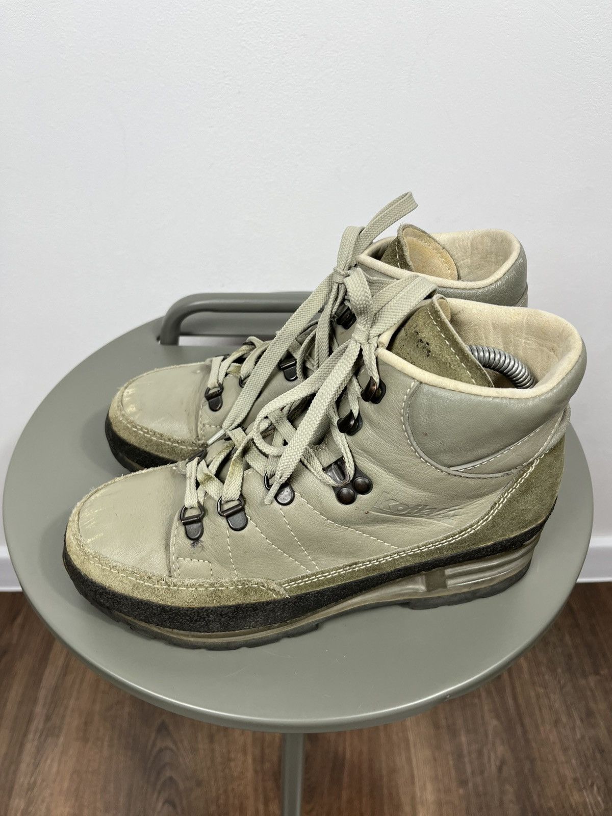 Leather Hiking Boots Womens EU 38 Vintage Outdoor Trail