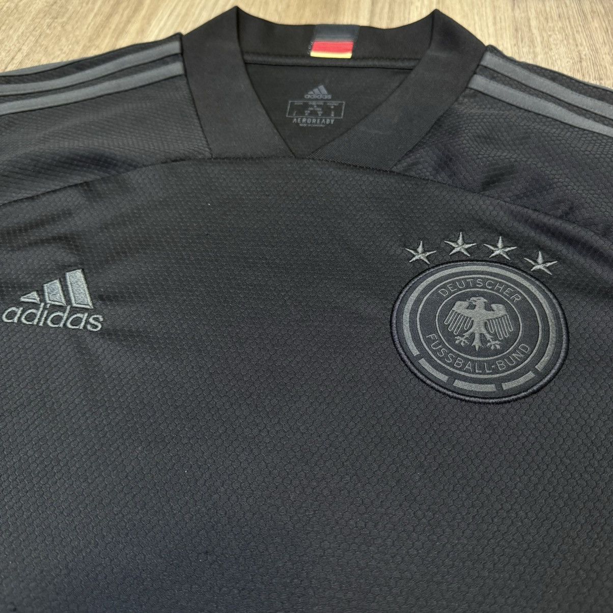 Adidas Germany 19/20 All black away shirt Size US M / EU 48-50 / 2 - 3 Thumbnail