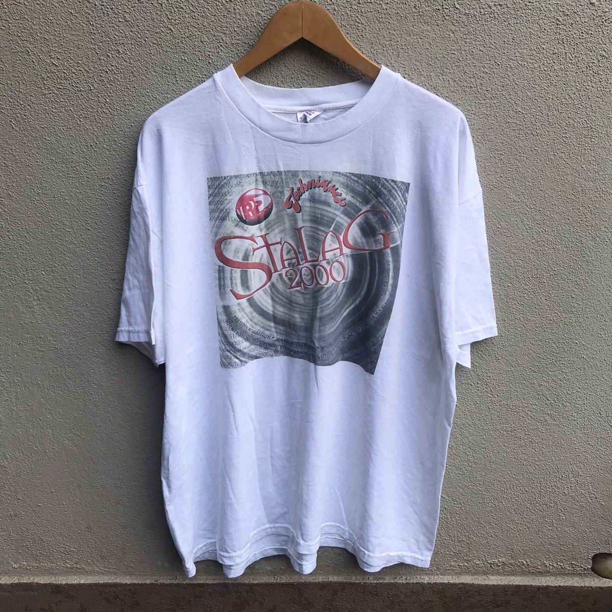 Rap Tees Vintage rare STALAG 2000 reggae tee promo Size US XL / EU 56 / 4 - 1 Thumbnail