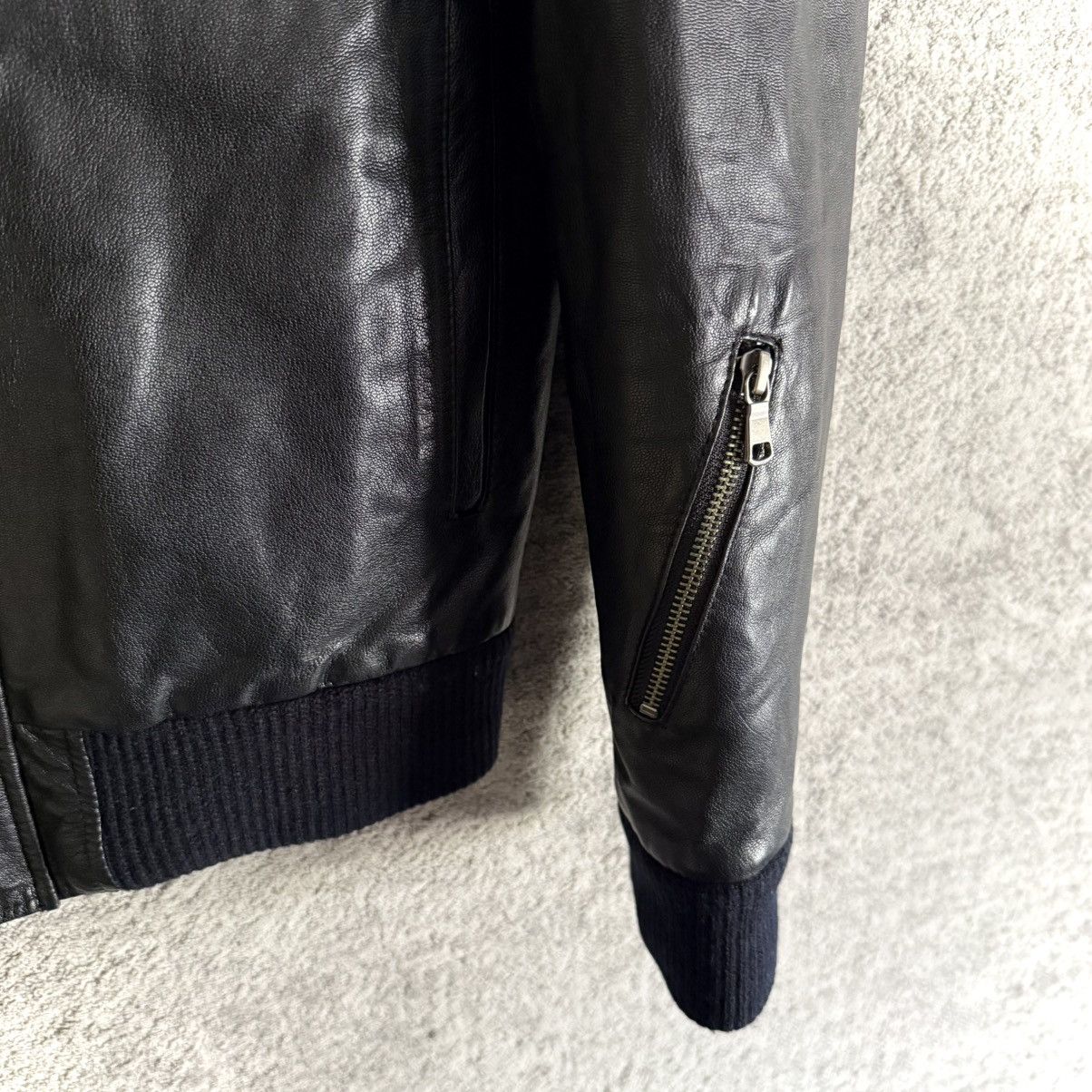 AZ by junhashimoto AZ by Jun Hashimoto Goatskin Leather Double Zip Jacket Size US M / EU 48-50 / 2 - 4 Thumbnail
