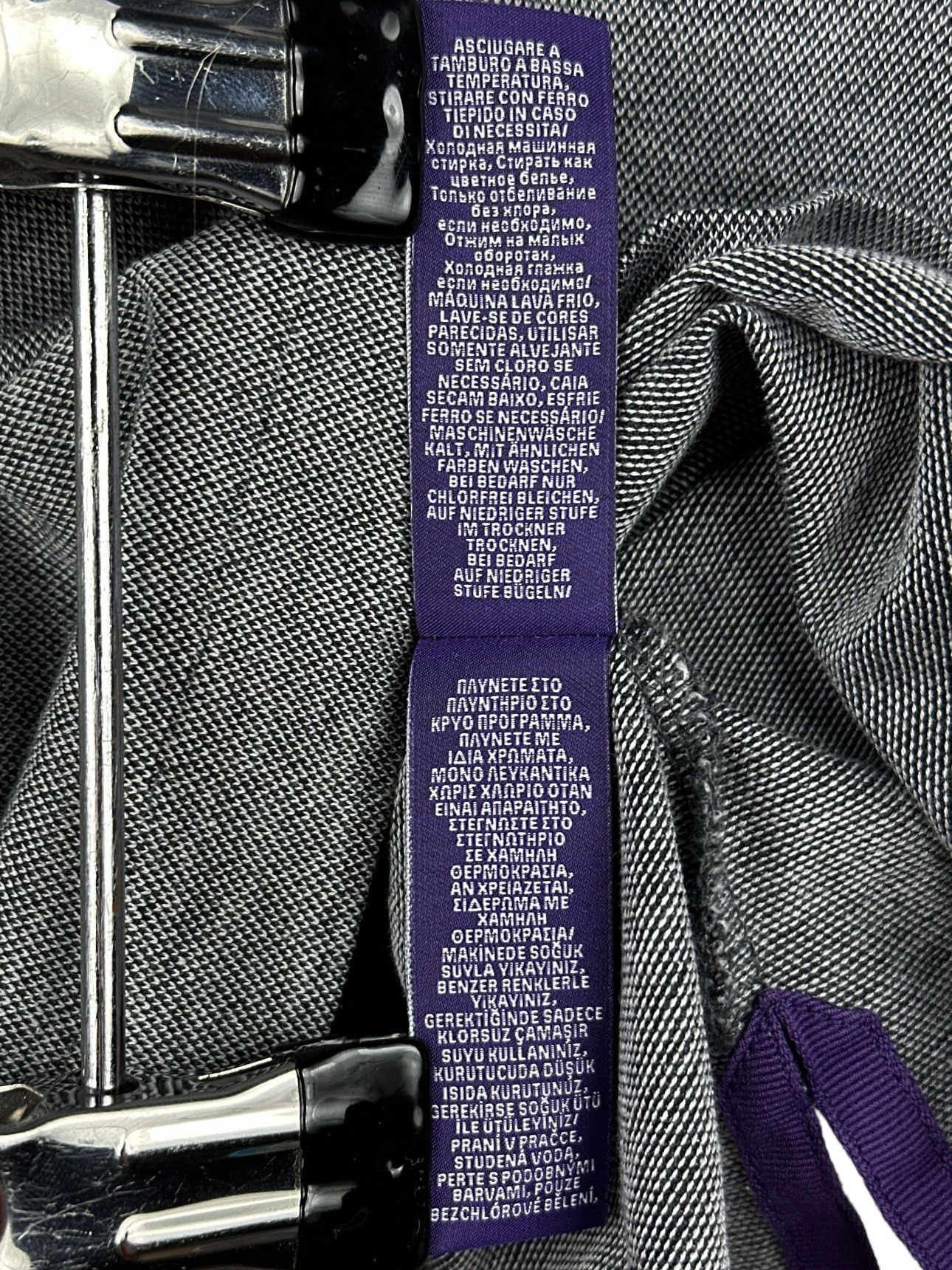 Ralph Lauren Purple Label Ralph Lauren Purple Label Gray Polo T-Shirt Old Money Style Size US M / EU 48-50 / 2 - 10 Thumbnail
