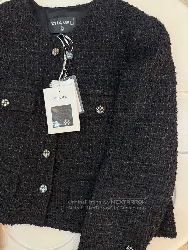 Chanel Chanel 21k rhinestone sequin tweed jacket Size M / US 6-8 / IT 42-44 - 5 Thumbnail