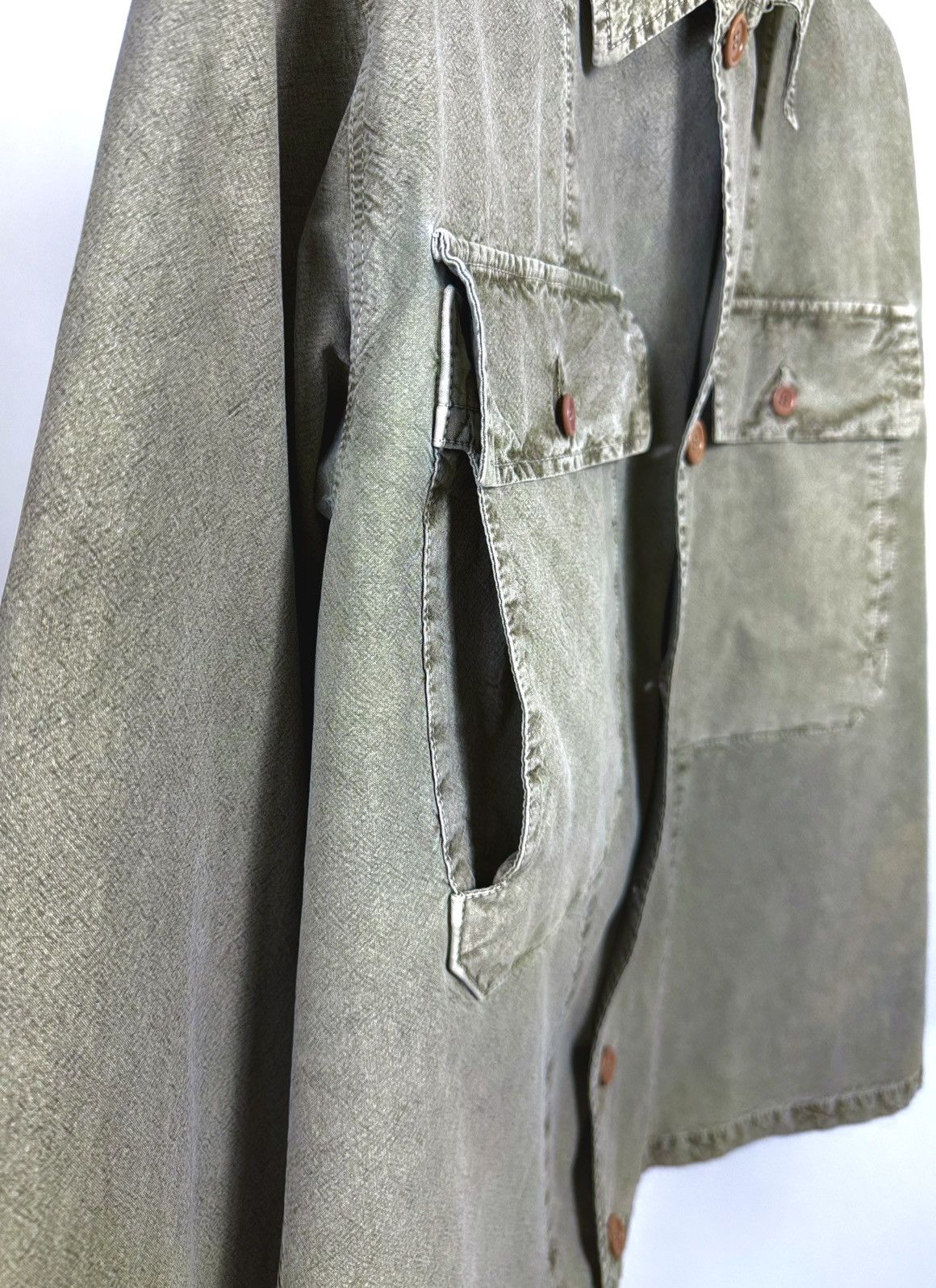 Our Legacy Our Legacy Garment Dyed Cargo Pockets Overshirt Size US XL / EU 56 / 4 - 16 Thumbnail