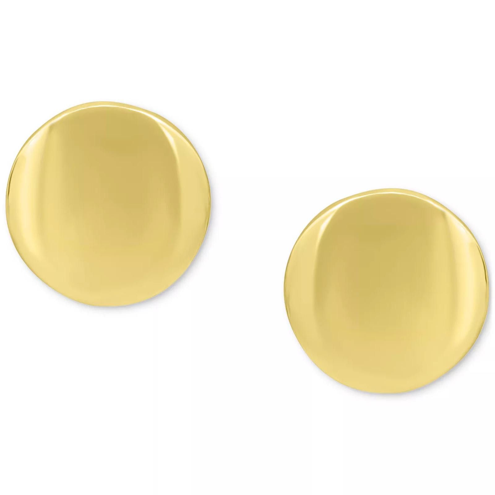 Giani Bernini Giani Bernini Button Earrings 18k Gold Over Sterling Silver Size ONE SIZE - 3 Thumbnail