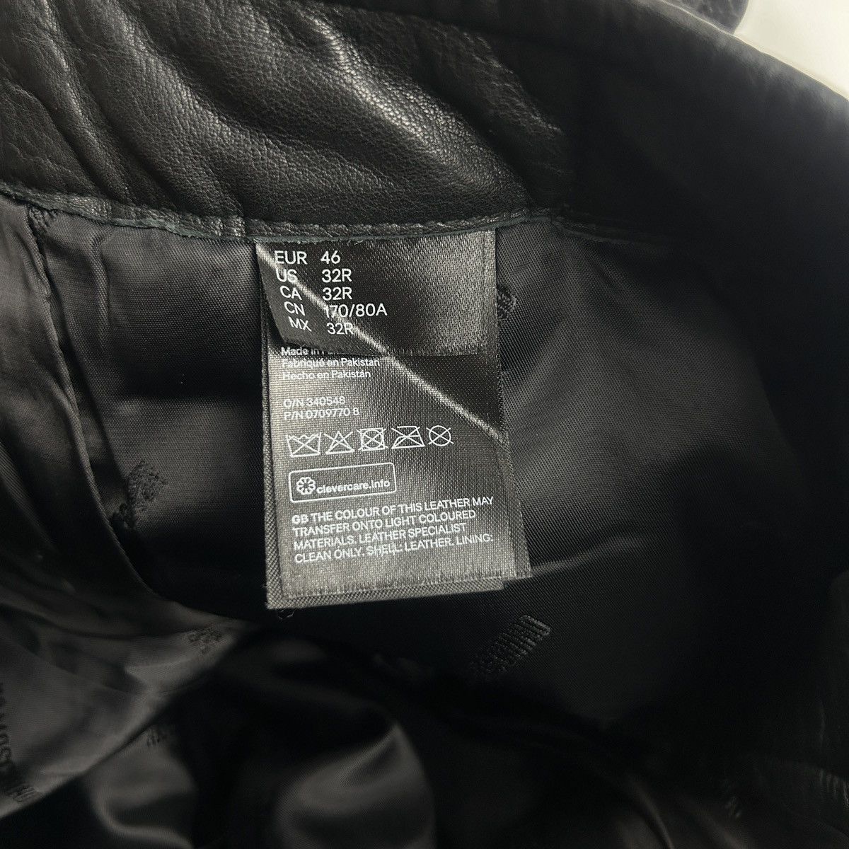 H&M × Moschino H&M x Moschino Leather Biker Pants Size US 30 / EU 46 - 5 Thumbnail