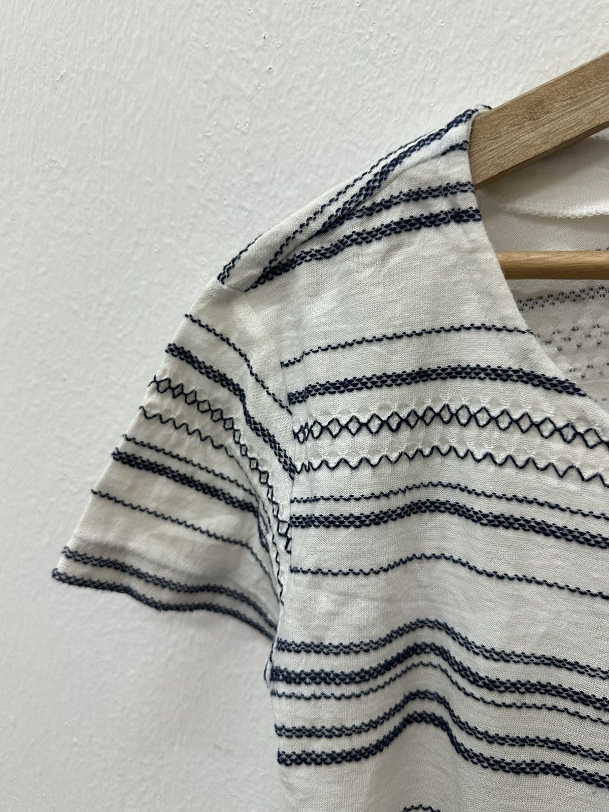 Issey Miyake Vintage IS Tsumori Chisato Issey Miyake Stripe Tee Size US S / EU 44-46 / 1 - 4 Thumbnail