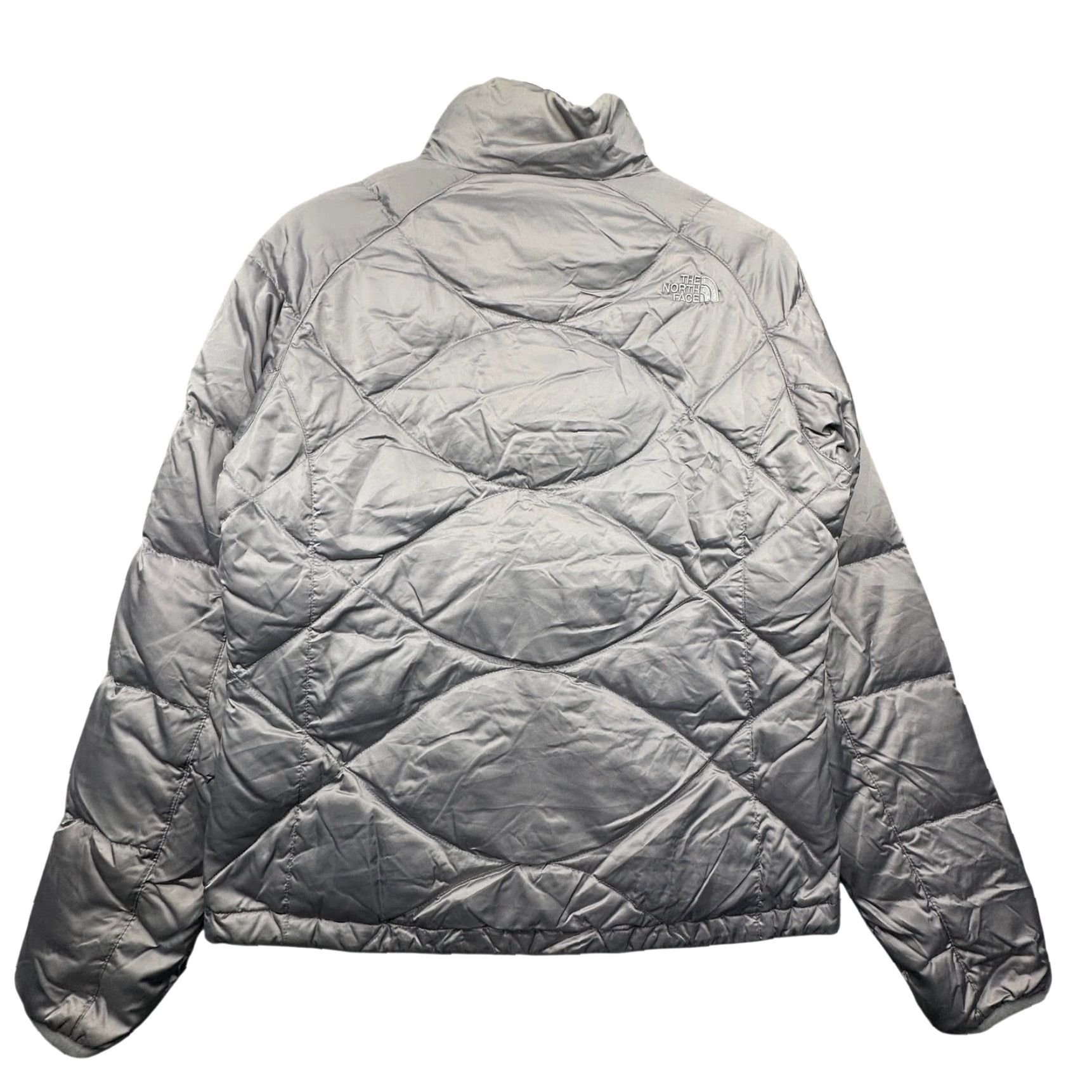 The North Face The North Face Aconcagua Down 550 Fill Puffer Jacket Womens Medium Silver Gray Size M / US 6-8 / IT 42-44 - 2 Thumbnail