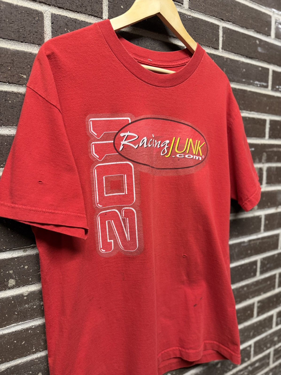 Vintage Thrashed Racing Tee (2011) Size US XL / EU 56 / 4 - 2 Thumbnail