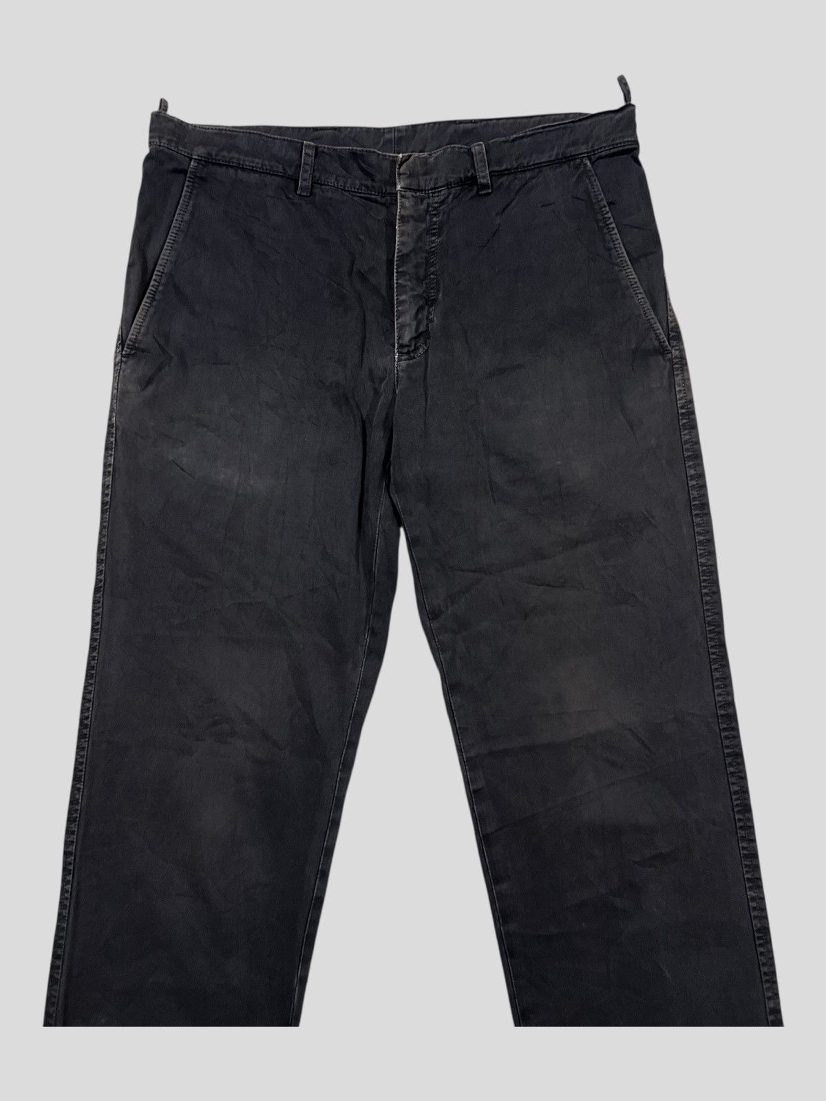 Prada Vintage Prada Milano Special Hook Faded Slate Trouser Khakis Size US 34 / EU 50 - 3 Thumbnail