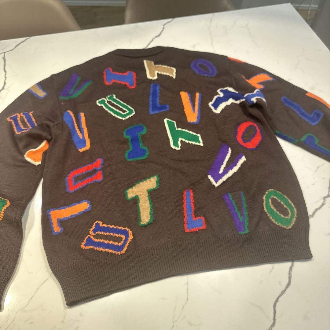 Louis Vuitton NBA Colorful Alphabet Knit Sweater