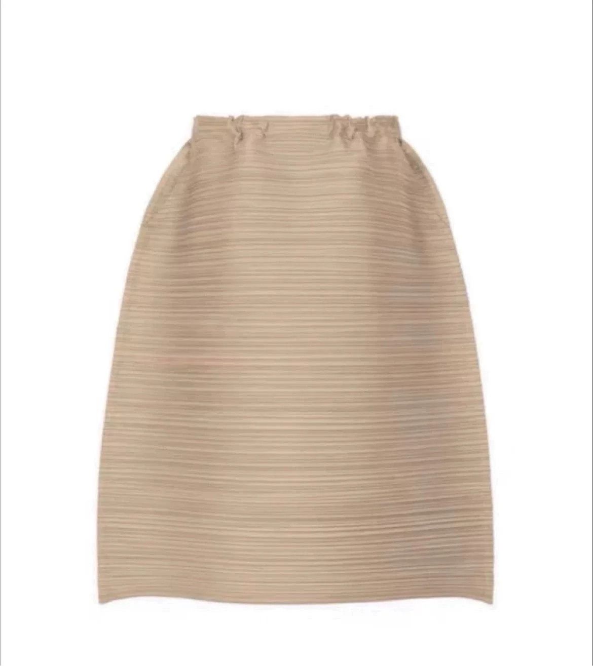 Issey Miyake Issey Miyake Pleated Skirt in Beige Size 25" / US 0 / IT 36 - 1 Thumbnail