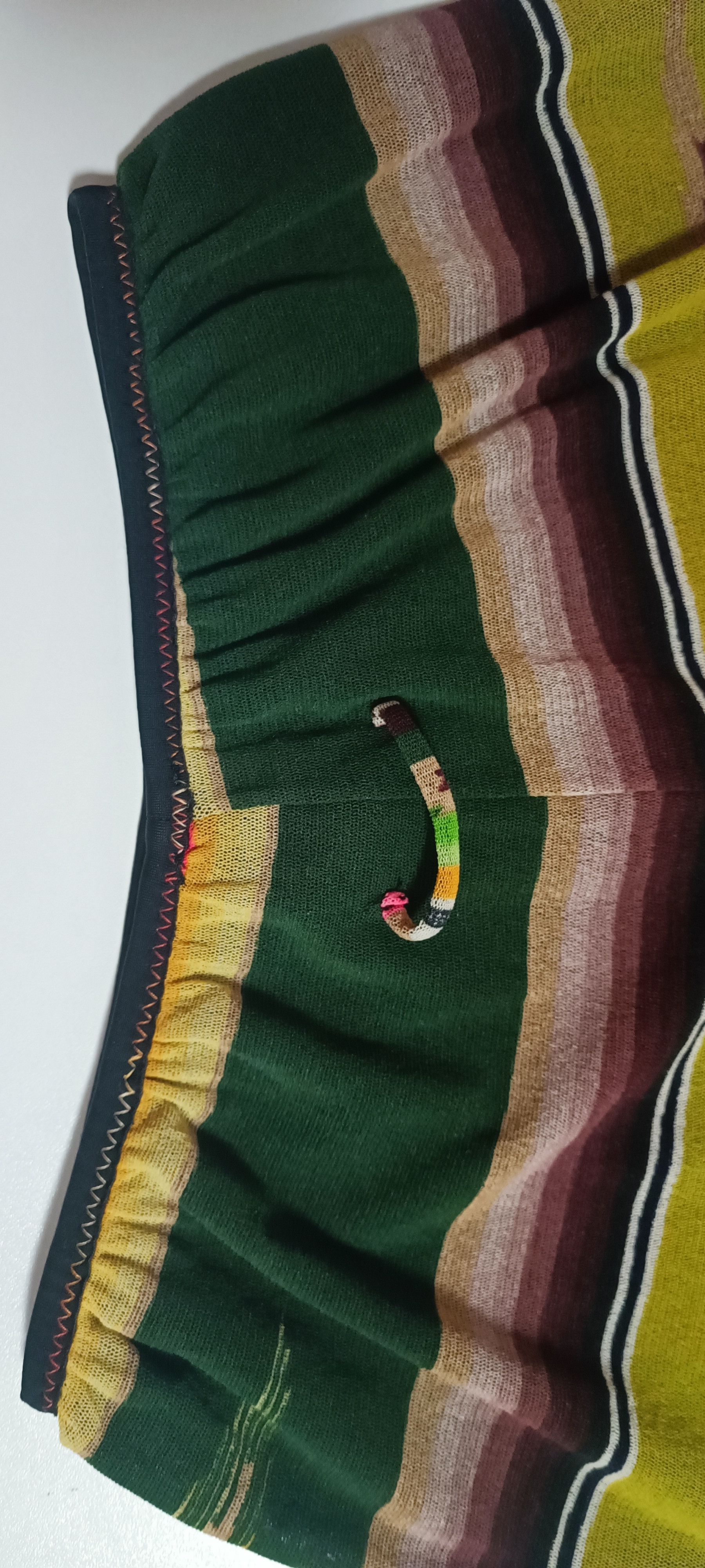 Jean Paul Gaultier SS2005 - Multicolor stripes double layer - mesh nylon Pants Size 25" / US 0 / IT 36 - 10 Thumbnail