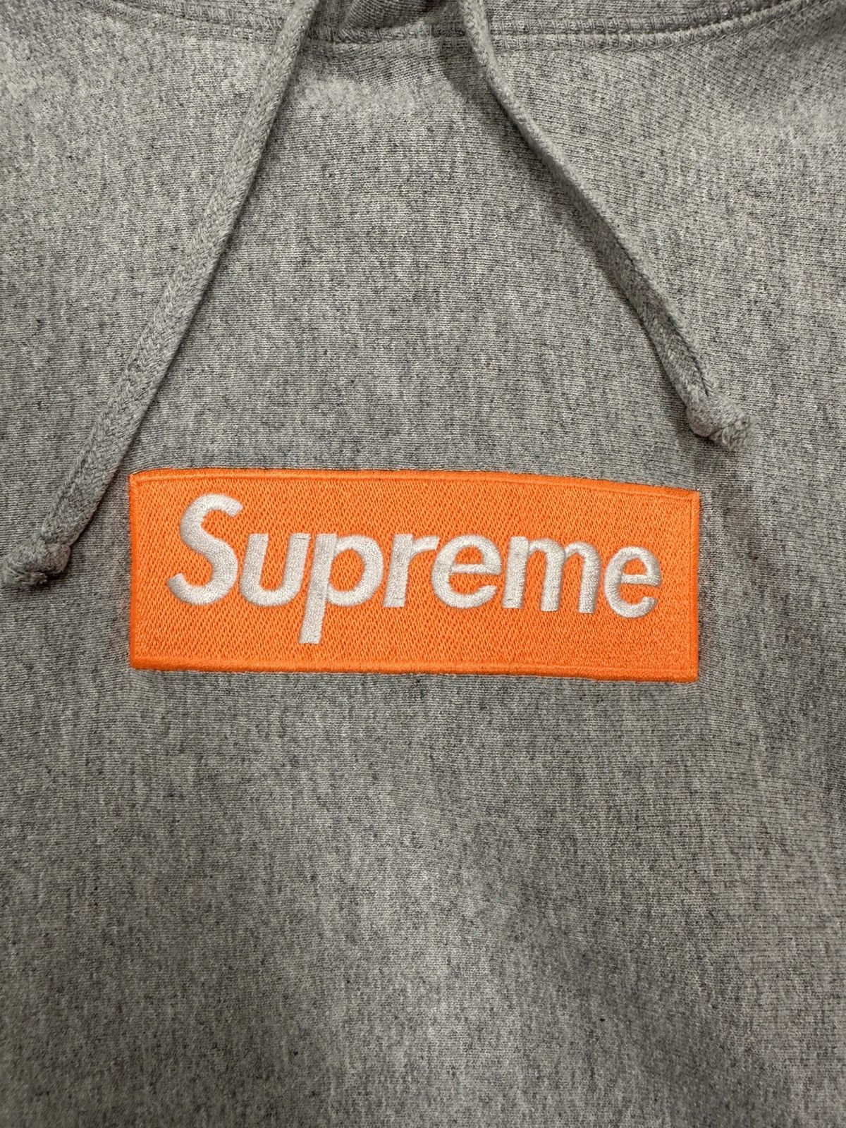 Supreme Supreme Box Logo Hooded Sweatshirt (FW17) Heather Grey Size US M / EU 48-50 / 2 - 2 Thumbnail