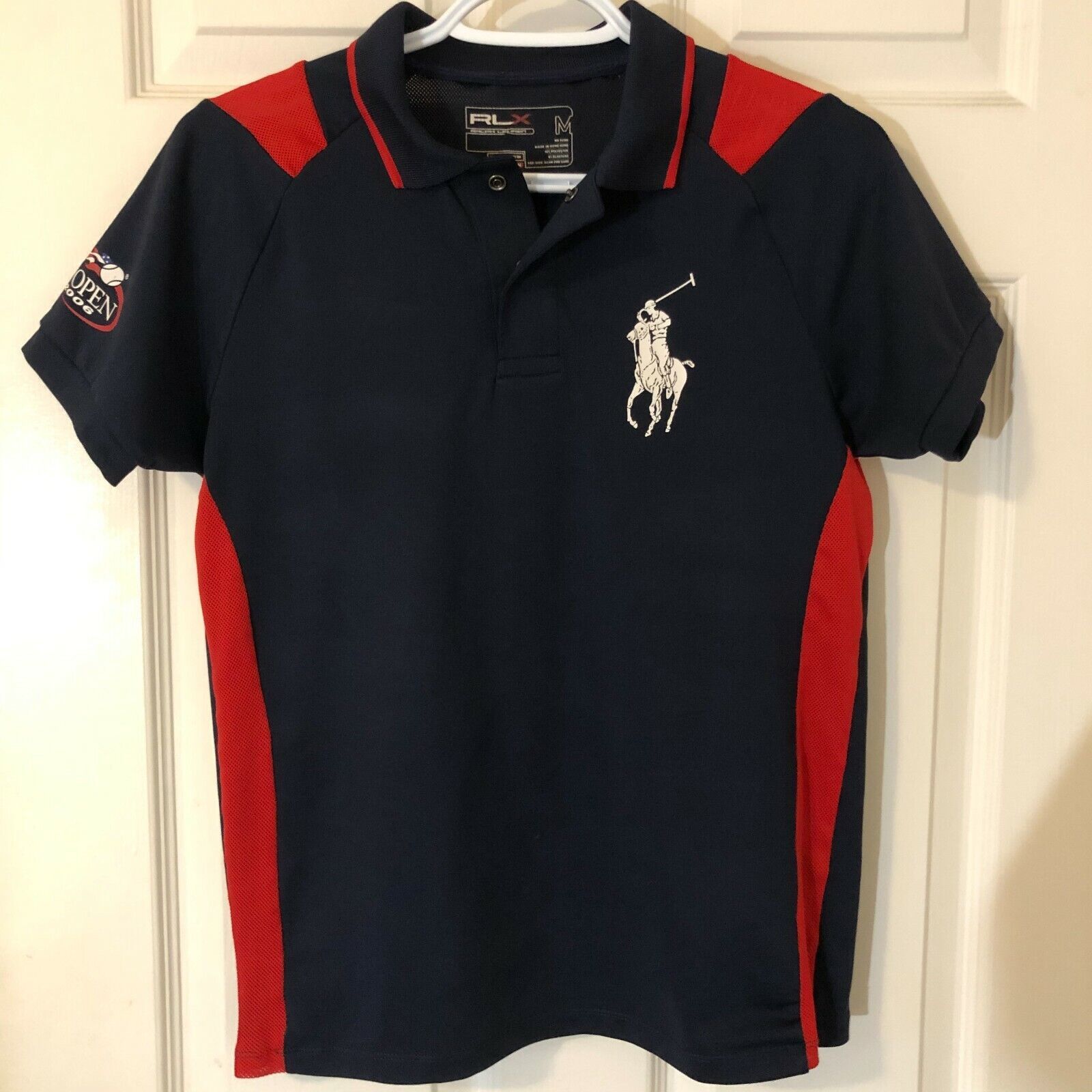RLX Ralph Lauren × Ralph Lauren Ralph Lauren RLX US Open 2006 Womens Tennis Collared T Shirt Pony Size Medium Size M / US 6-8 / IT 42-44 - 1 Thumbnail