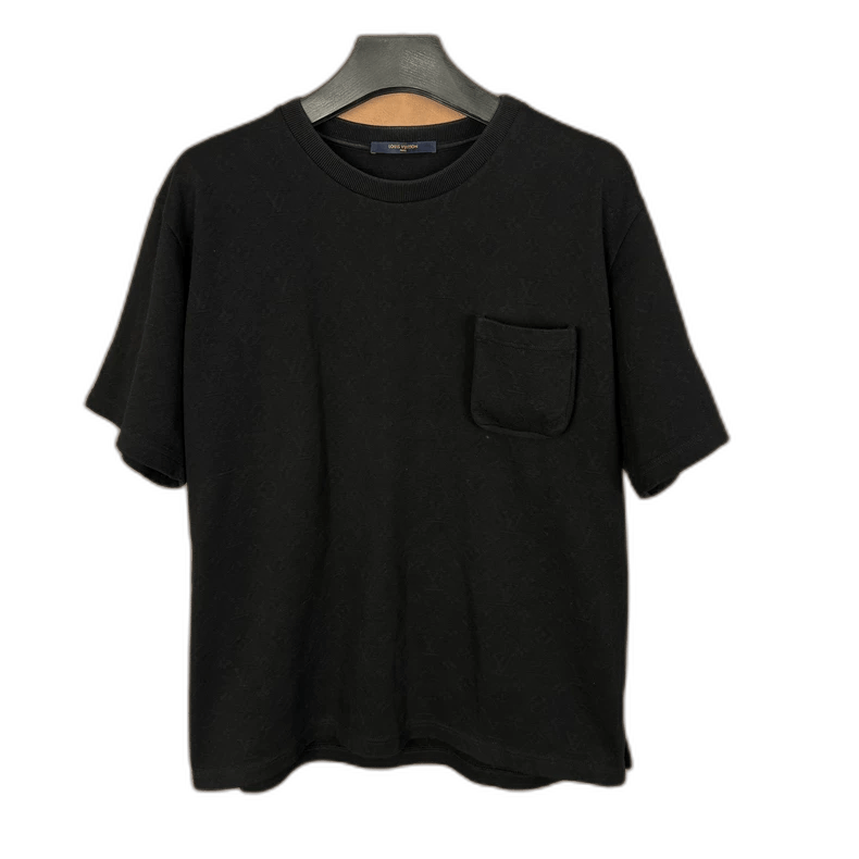 Louis Vuitton louis vuitton black logo pocket short sleeve t-shirt Size US XXL / EU 58 / 5 - 1 Thumbnail