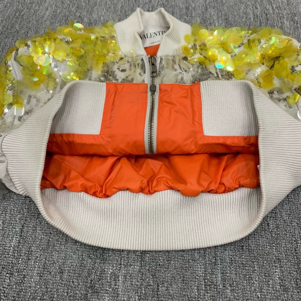 Valentino Valentino color-blocked short sequined jacket/ Size XS / US 0-2 / IT 36-38 - 5 Thumbnail