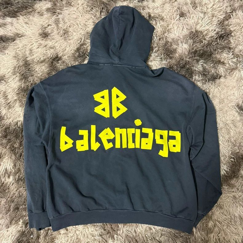 Balenciaga Balenciaga 23SS Distressed Zip Hoodie | Grailed