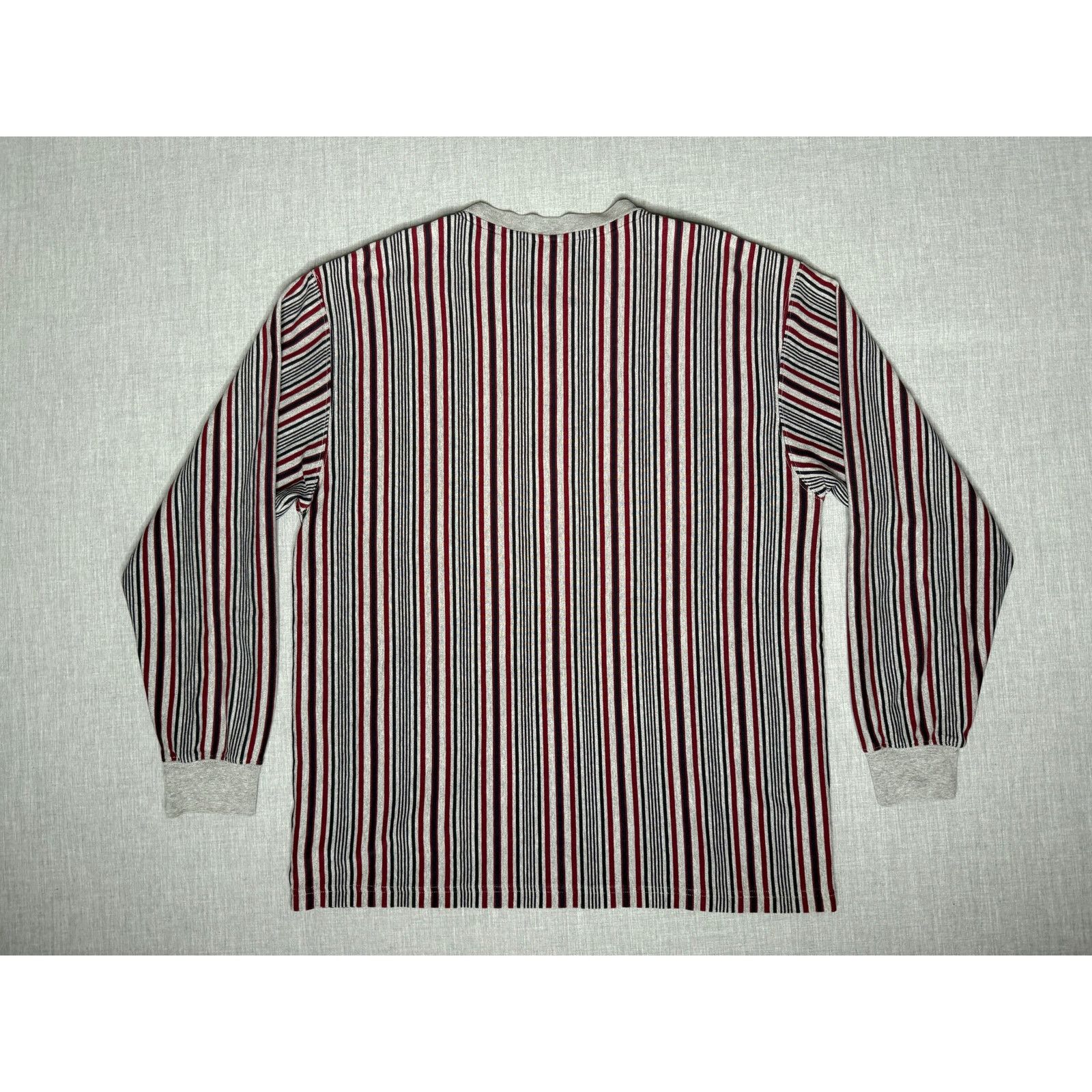 Eddie Bauer Eddie Bauer Striped Henley Button Long Sleeve Shirt Large Size US L / EU 52-54 / 3 - 2 Thumbnail