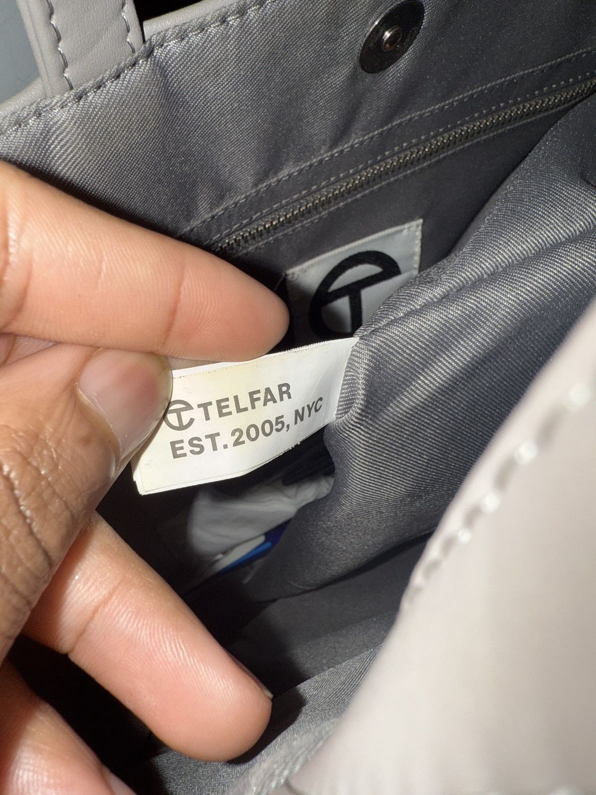 Telfar Grey Medium Telfar Bag Size ONE SIZE - 4 Thumbnail