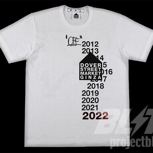 DOVER STREET MARKET GINZA OFF-WHITE TEE 2022