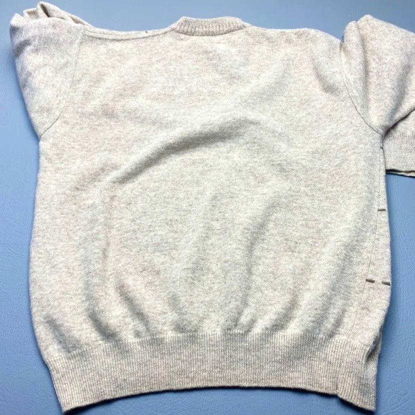 Vintage VINTAGE Gatto Knit Sweater Mens XL Lambswool Blend Tan Brown Squares Crew Neck 8152 Size US XL / EU 56 / 4 - 6 Thumbnail