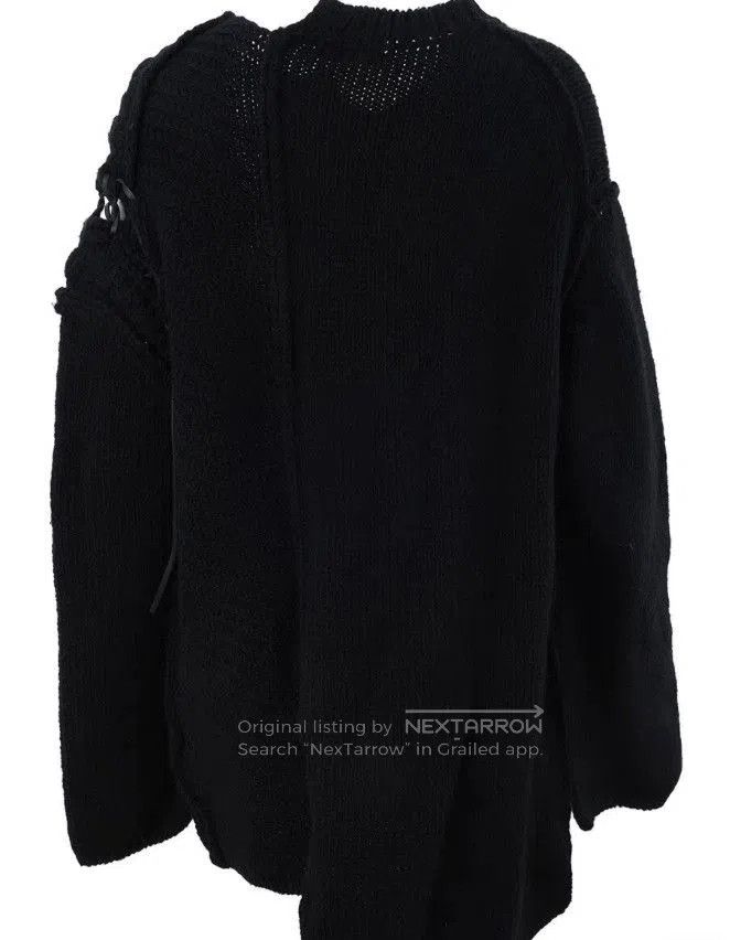 Yohji Yamamoto Long Sleeve Knit Sweater with Lace. Size US L / EU 52-54 / 3 - 2 Thumbnail