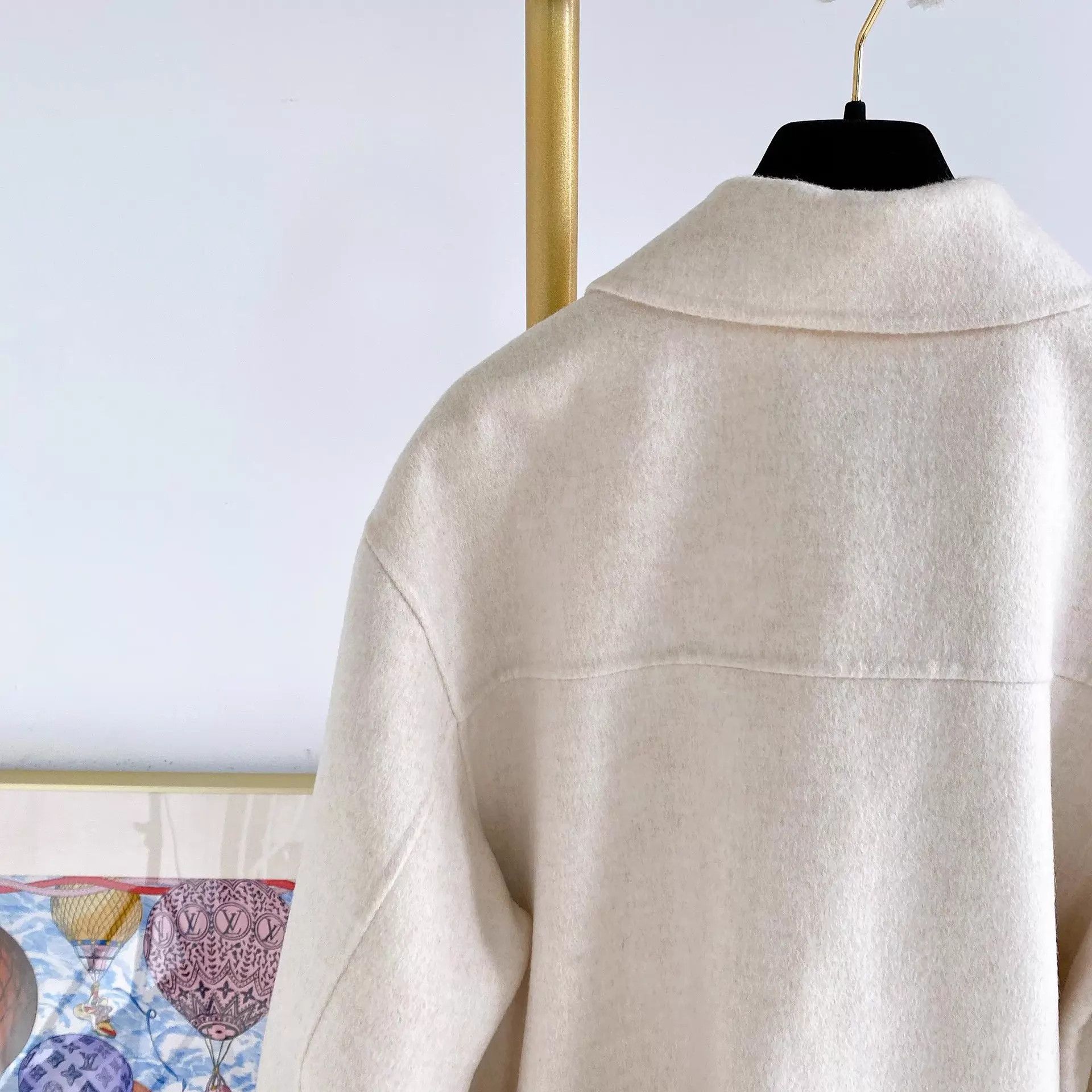 Maje Maje Beige Wool Coat US 0 Size XS / US 0-2 / IT 36-38 - 5 Thumbnail