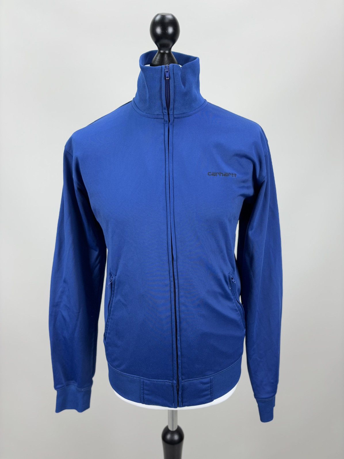Carhartt Mens sweatshirt full zip Carhartt Size M Color Blue Size US M / EU 48-50 / 2 - 2 Thumbnail