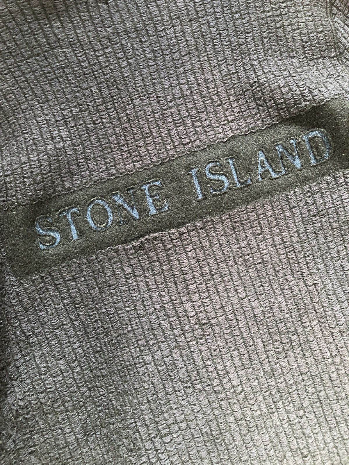 Stone Island × Vintage Stone Island AW04 Knitted Zip-Up Sweater Size US L / EU 52-54 / 3 - 4 Thumbnail