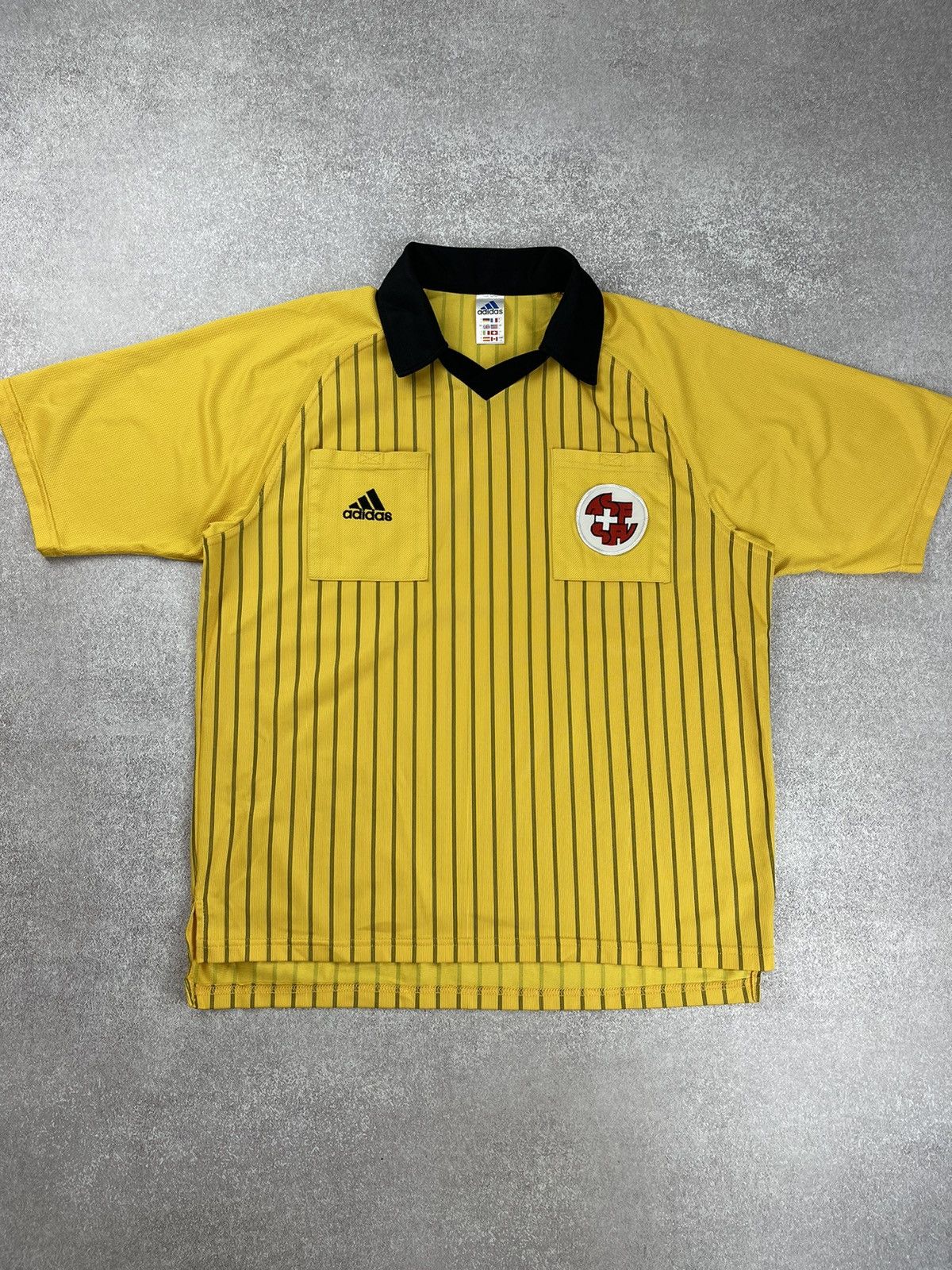 Adidas × Vintage Switzerland Vintage Soccer Referee Jersey World Cup Size US L / EU 52-54 / 3 - 1 Thumbnail