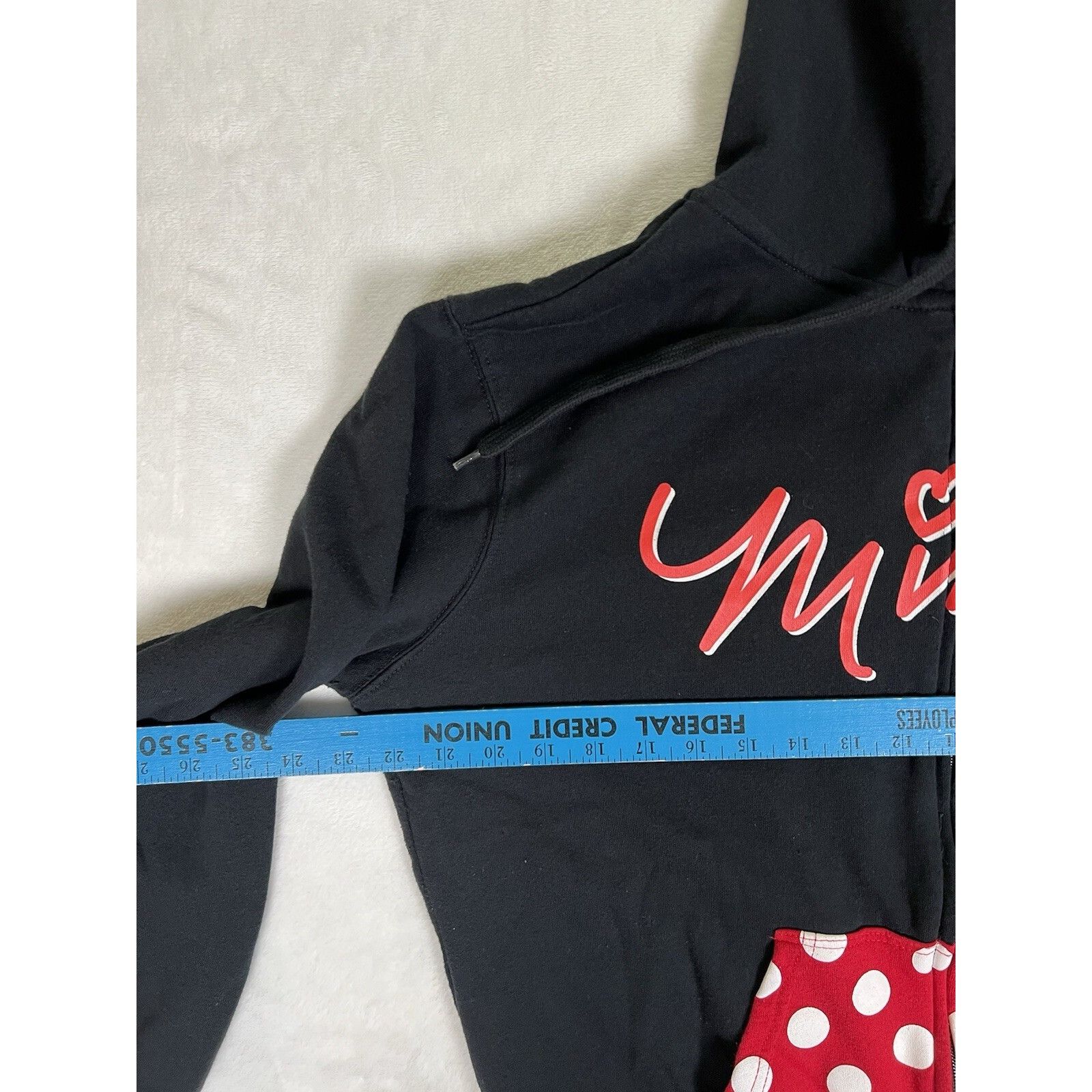 Disney Vintage Disney Minnie Mouse Full Zip Hoodie Sweatshirt Women Size XL / US 12-14 / IT 48-50 - 3 Thumbnail