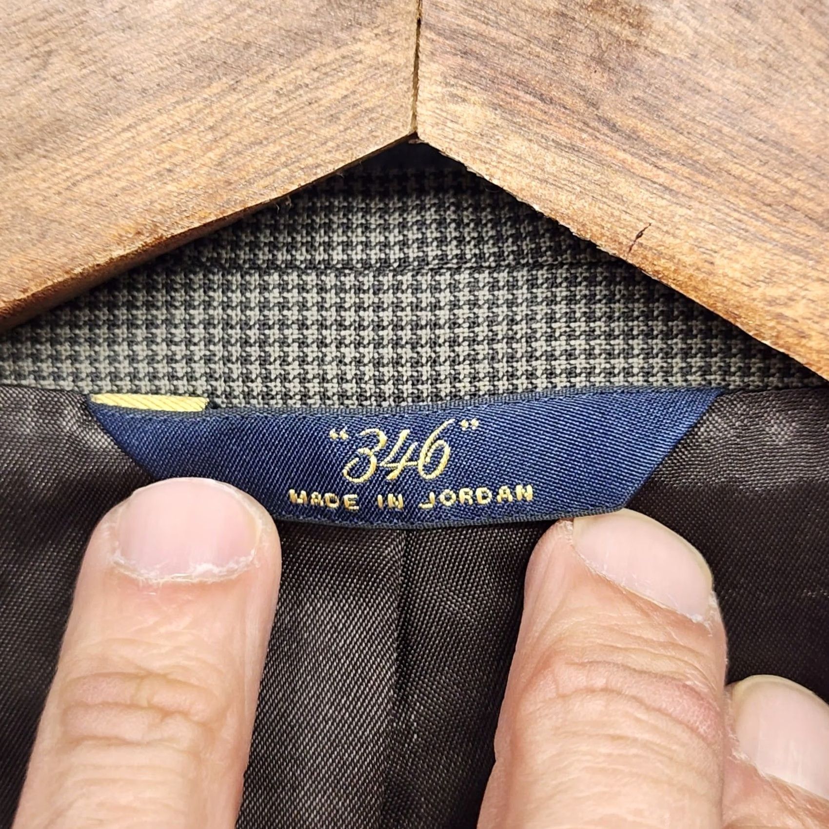 Brooks Brothers VINTAGE Brooks Brothers 346 Blazer Sport Coat Wool Stretch Brown 48L Big & Tall Men Mens Tiny Flaw Size 48R - 5 Thumbnail