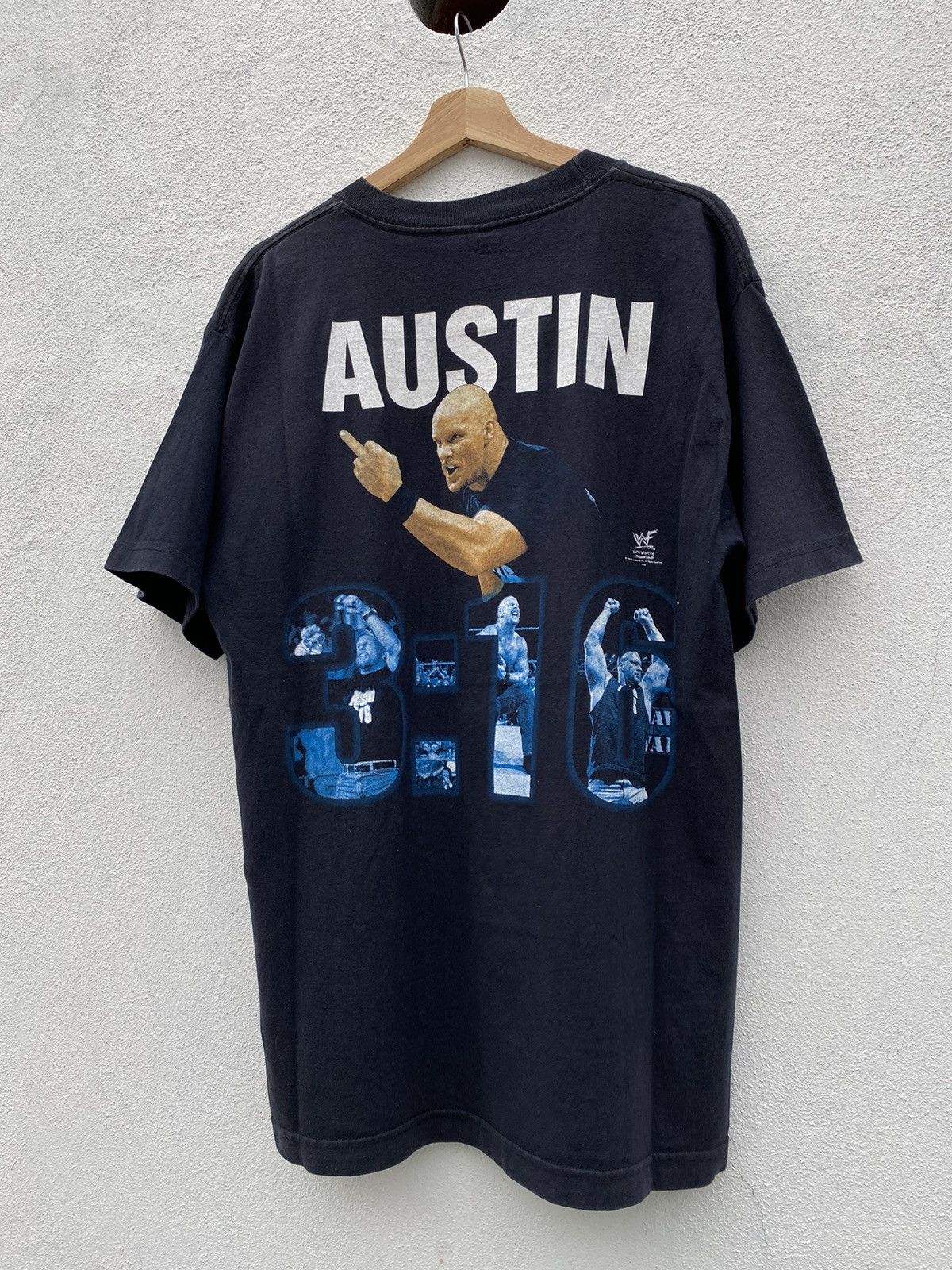 Rap Tees × Vintage × WWF Vintage Stone Cold Steve Austin © WWF 1998 Size US XL / EU 56 / 4 - 11 Thumbnail