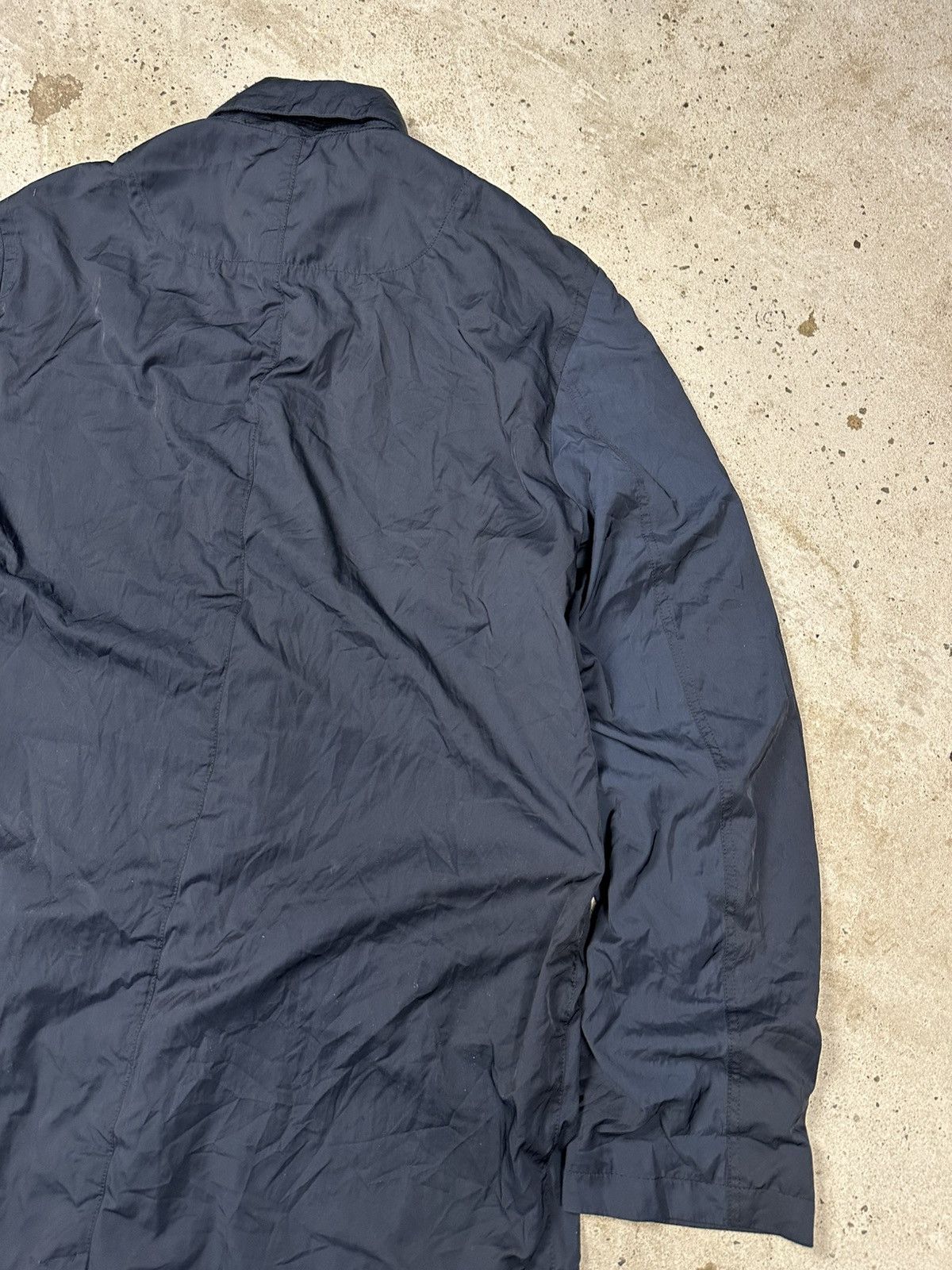 Acne Studios Acne Studios Navy Rain Coat Windbreaker Size US L / EU 52-54 / 3 - 12 Thumbnail