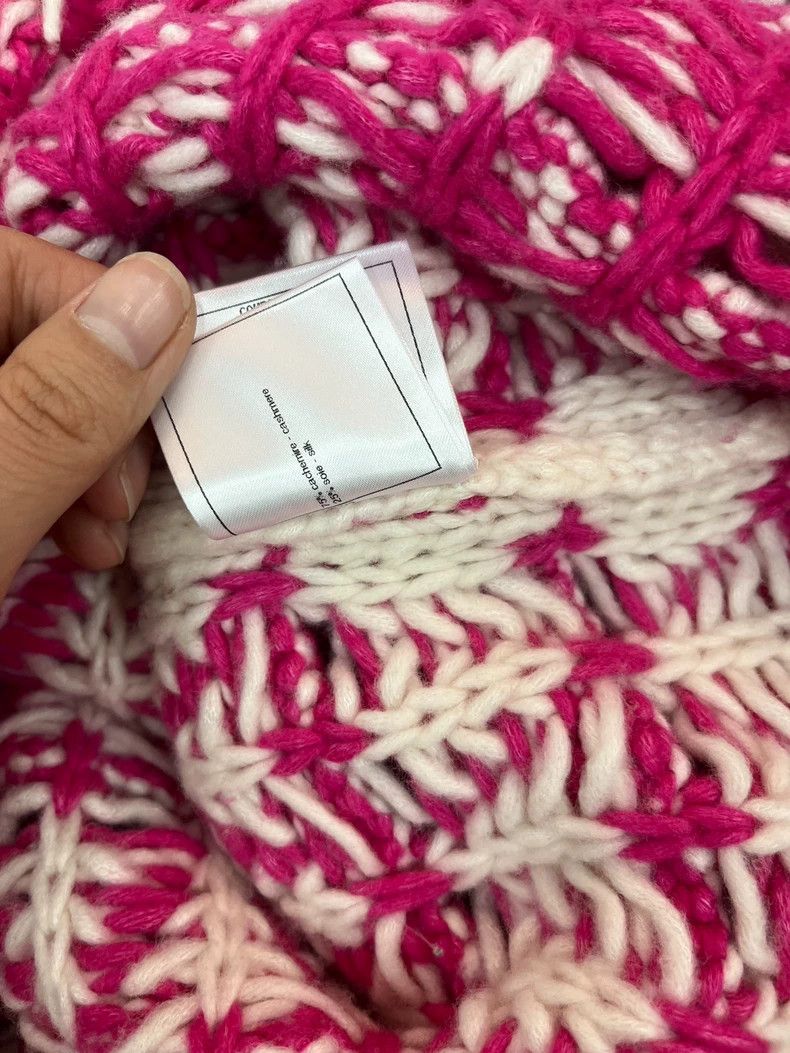 Chanel Chanel 21K pink and white tassel cashmere sweater Size XS / US 0-2 / IT 36-38 - 7 Thumbnail