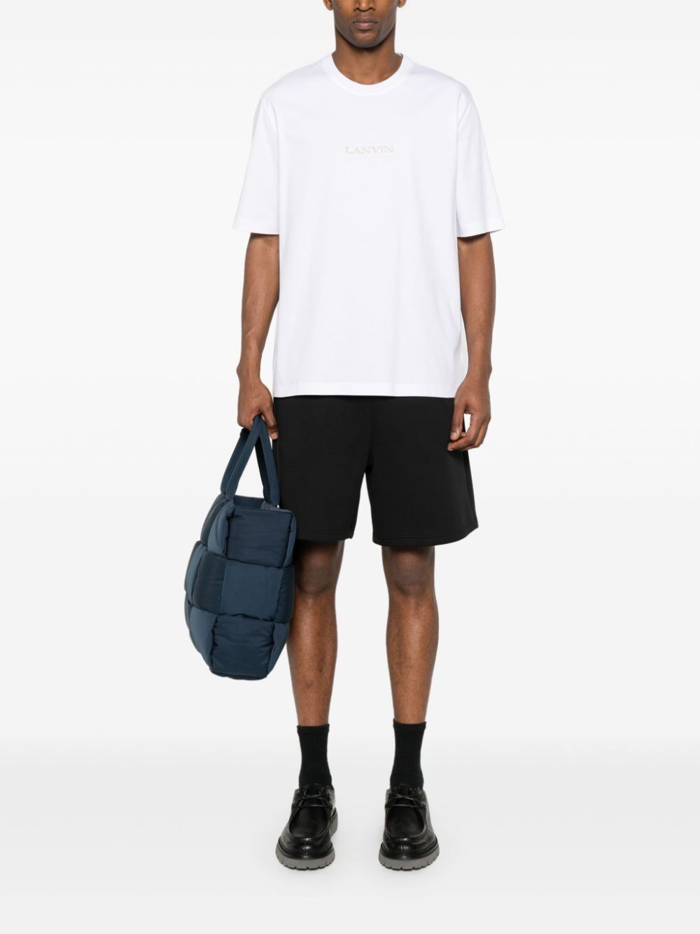 Lanvin o1h1sh11224 Bouclette T-Shirt in White Size US XL / EU 56 / 4 - 3 Thumbnail