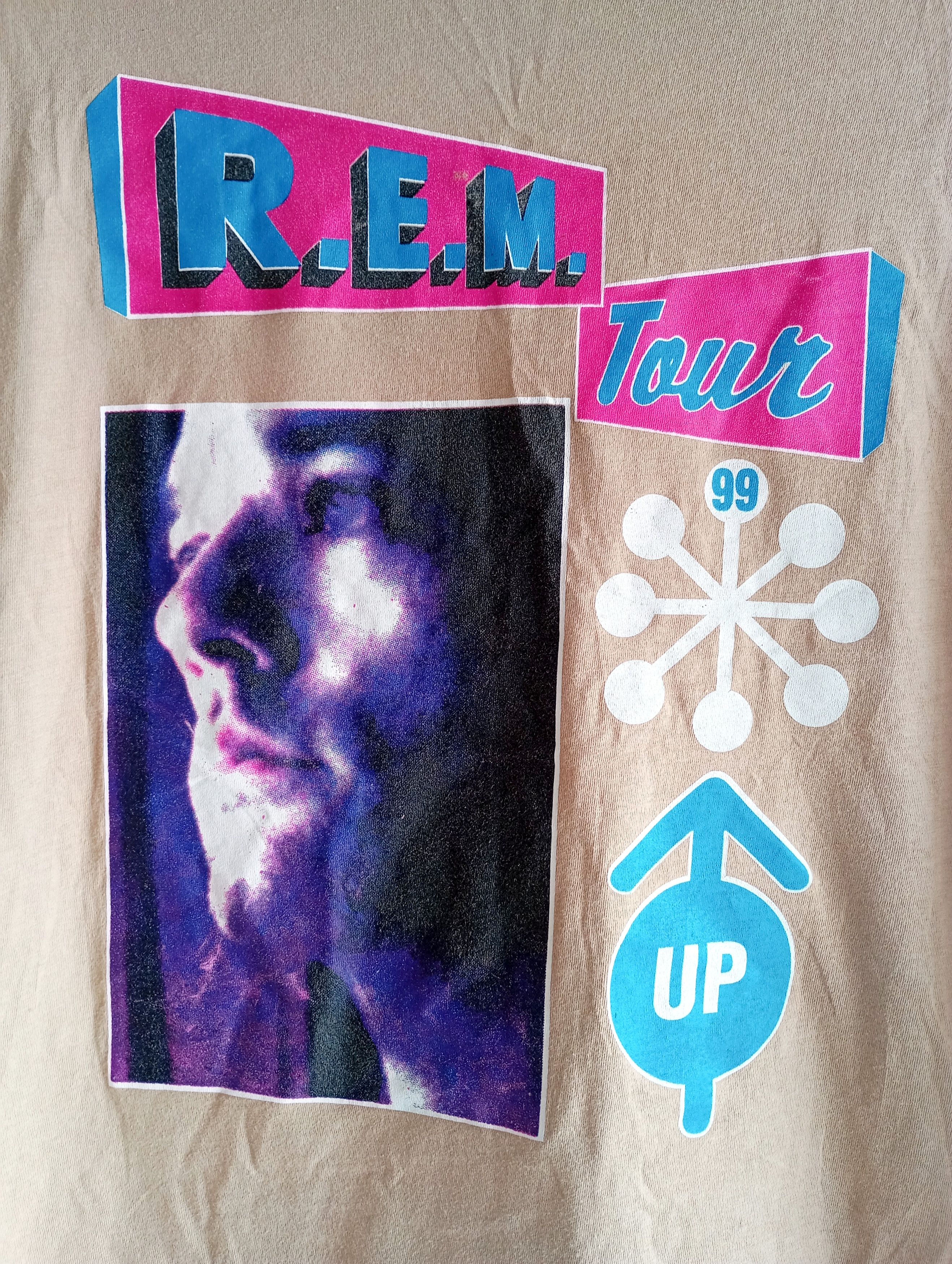 Band Tees *Rare* R.E.M 1999 Rock Band Tour Tshirt Size US M / EU 48-50 / 2 - 3 Thumbnail