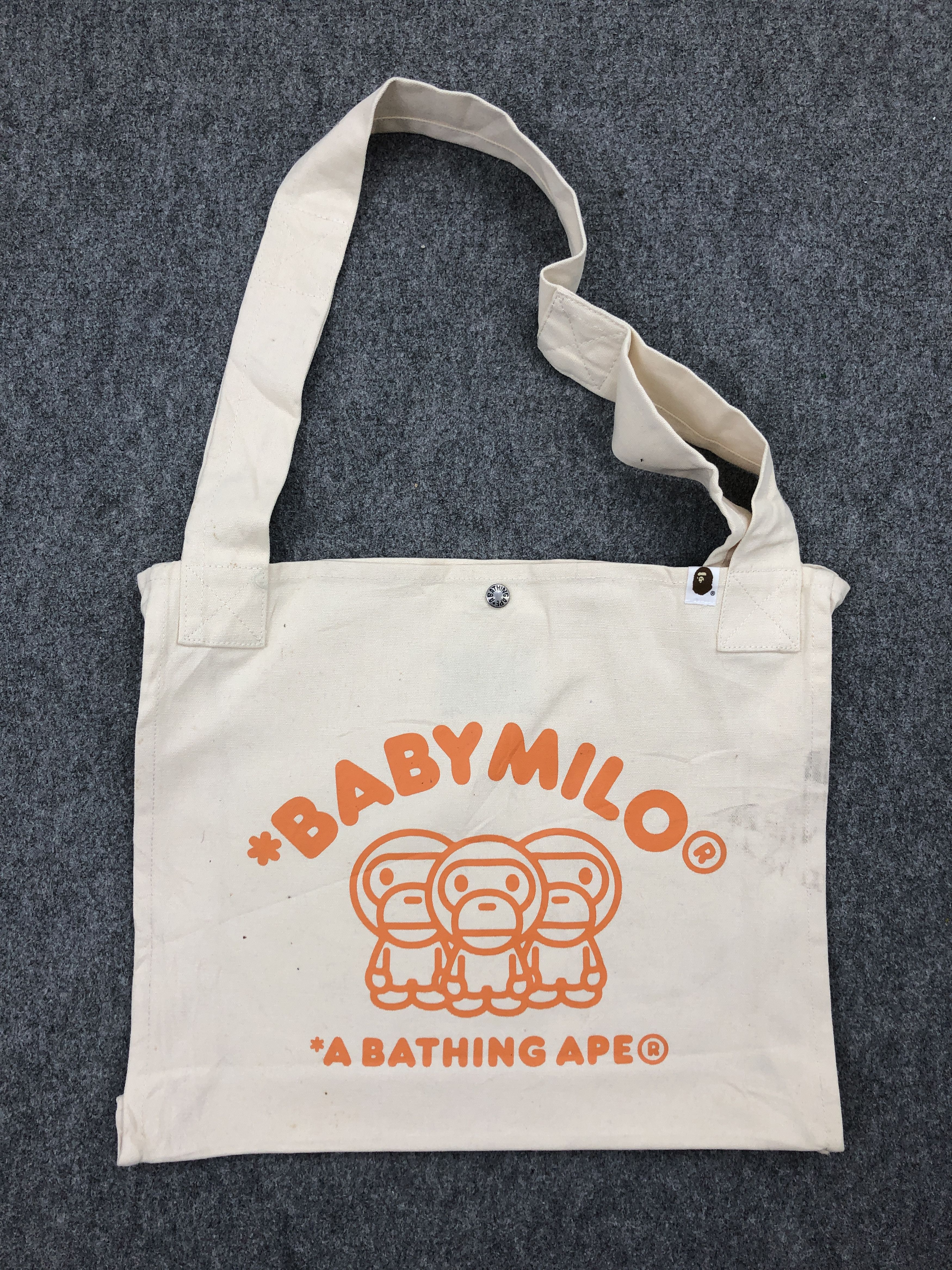 Bape Vintage Bape Baby Milo Tote Bag Crossbody BG0151 Size ONE SIZE - 2 Thumbnail