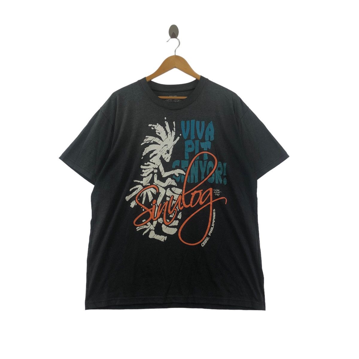 Vintage Vintage KULAS SINULOG CEBU Surfing Stickman Tee Shirt Top Size US XXL / EU 58 / 5 - 1 Thumbnail
