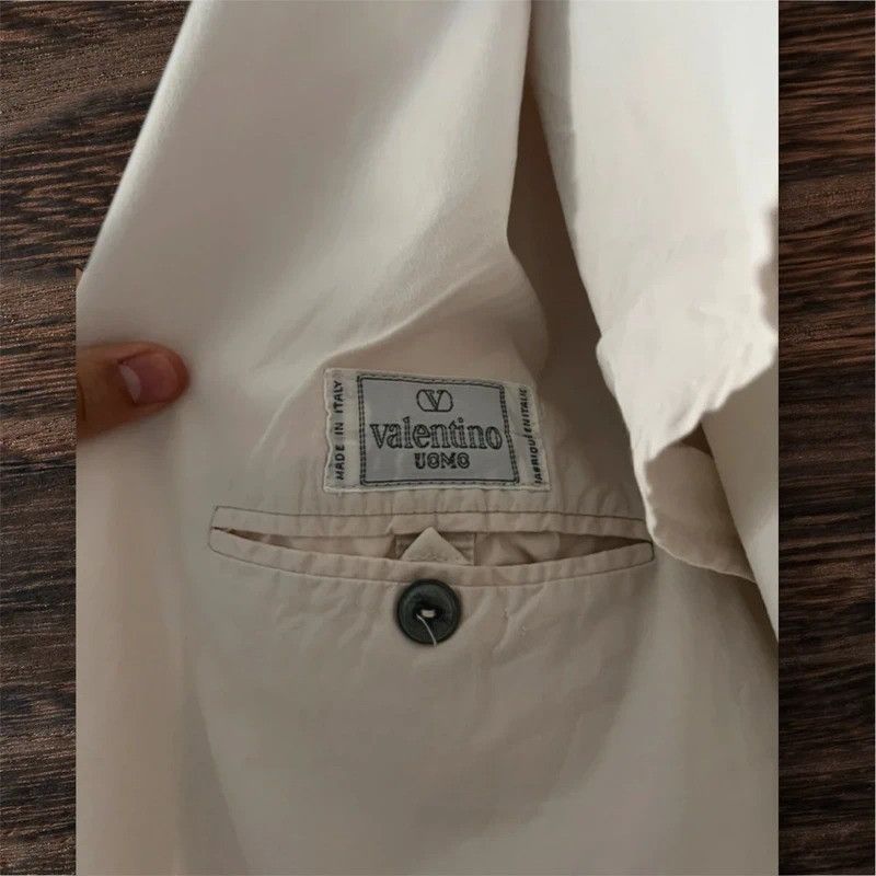 Valentino Giacca Blazer Valentino Uomo L | Beige Made in Italy Size 40R - 4 Thumbnail