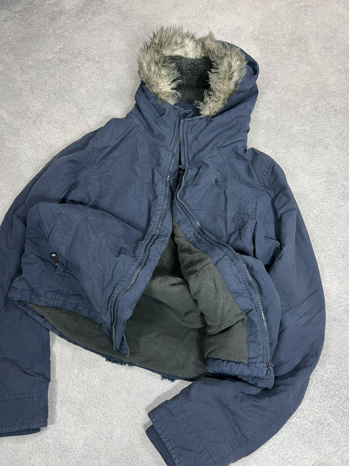 If Six Was Nine Washed Avant Garde If Six Was Nine Style Bomber Jacket Fur Size US M / EU 48-50 / 2 - 3 Thumbnail