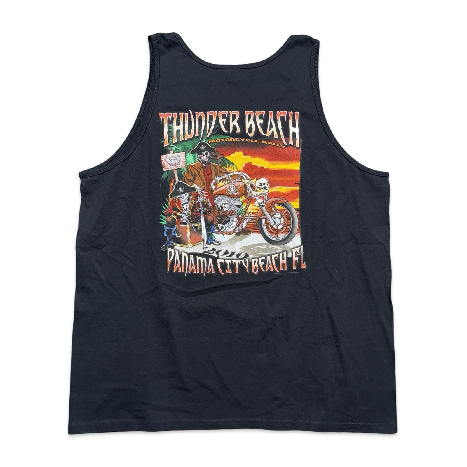Designer Thunder Beach Motorcycle Rally PCB Florida Graphic Tank Top Size US XL / EU 56 / 4 - 2 Thumbnail