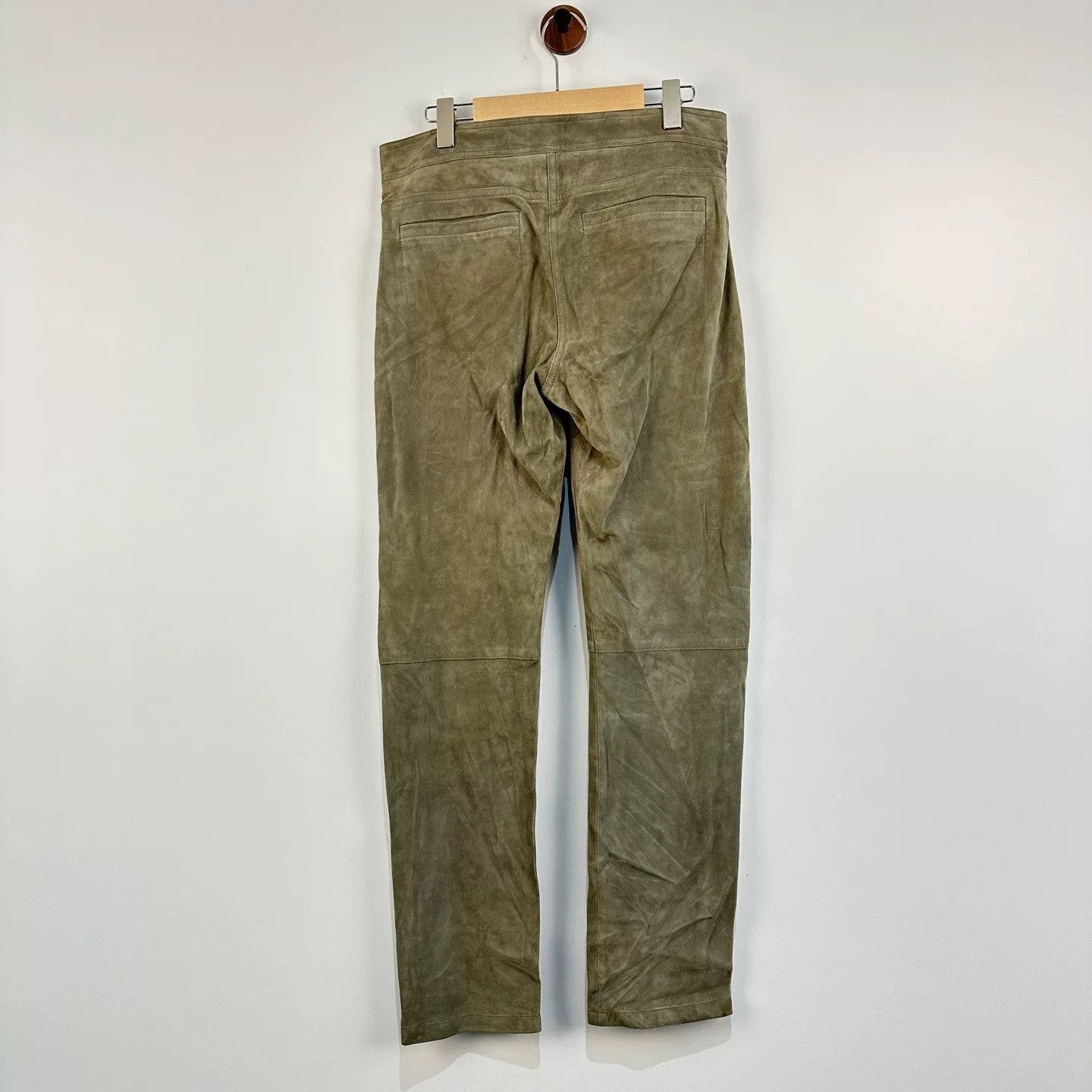 Bottega Veneta Bottega Veneta Gray Suede Pants Size 48 Size US 26 / EU 42 - 2 Thumbnail