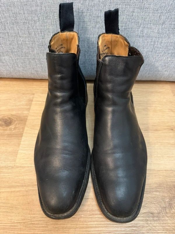 Church's Church's Amberley Ankle Chelsea Boots Leather Black 40,5 Size US 7.5 / EU 40-41 - 4 Thumbnail